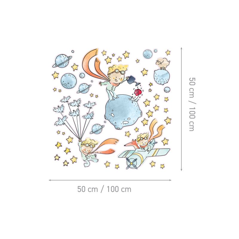 Wall Stickers for Kids Room – Happy Little Prince - Image 2