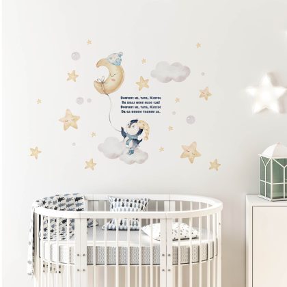 Wall Stickers UAE – Catch the Moon for Me A | Moon and Bear