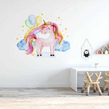 Kids Room Wall Decals – Joyful Unicorn
