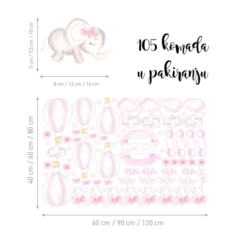 Wall Stickers UAE – Welcome Little Girl - Image 2