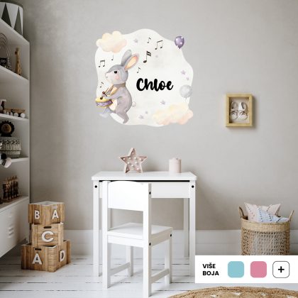 Personalized Children's Wall Sticker Rabbit | Rabbit Forest Orchestra | HIA Workshop®